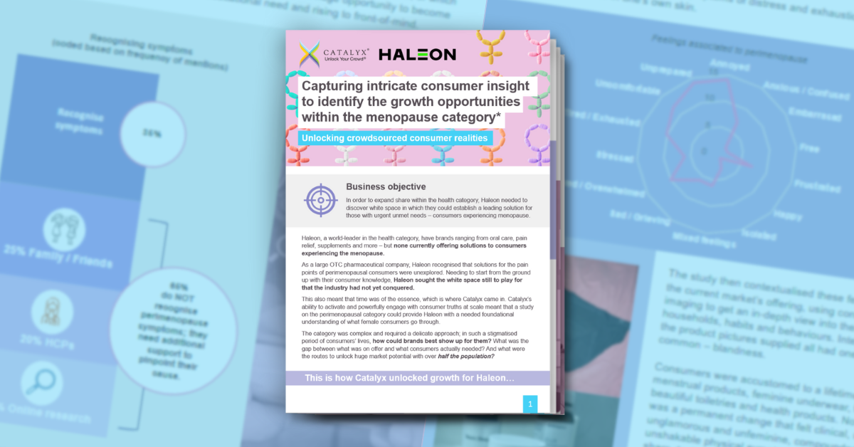 Haleon Case Study Image Catalyx